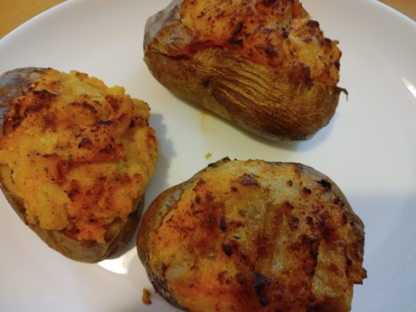 Air Fryer Twice Baked Potatoes